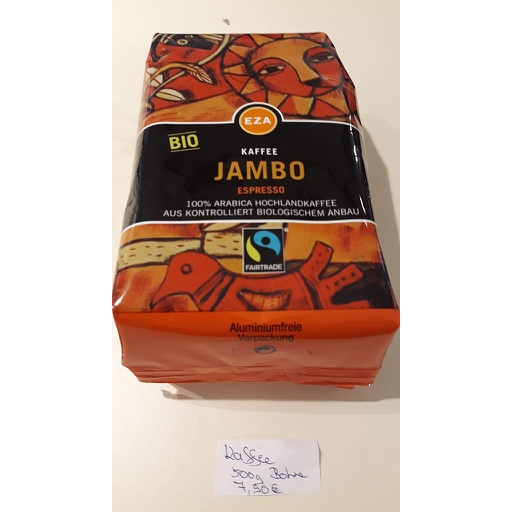 WELTLADEN Kaffee Jambo ganze Bohne (1kg)